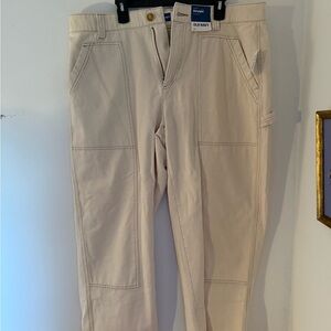 Old Navy Men's Cream Cargo Pants